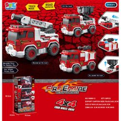 SET 3 CAMIONES BOMBEROS