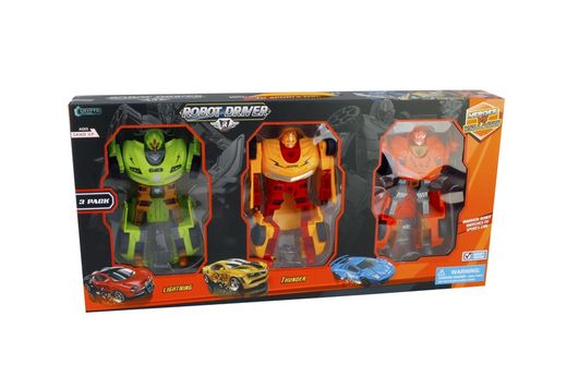 Set 3 wandelbare Kriegsroboter