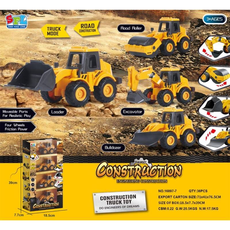 SET 4 VEHICULOS O.P. FRICCION