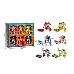 SET 6 ROBOT TRANSFORMABLES
