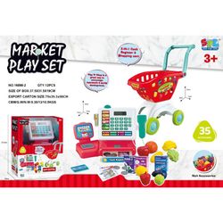 SET CAJA REGISTRADORA C/CARRITO FRUTAS