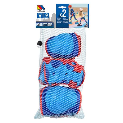 Set De Protecciones Azul