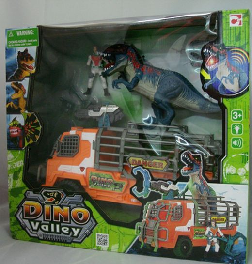 Set dino valley truck met t rex