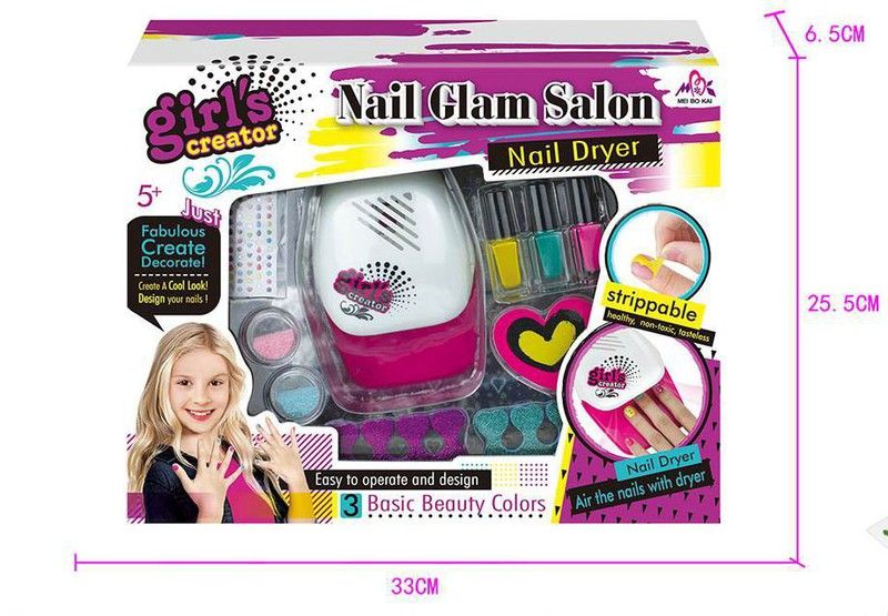 Set Estudio Uñas Con Secador