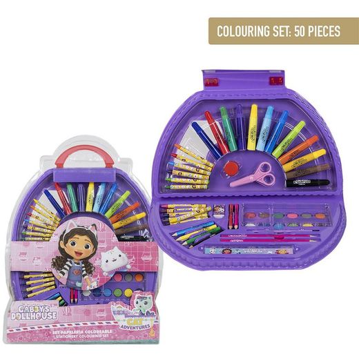 Set Papeleria Cooreable 50 Pzas.Gabby