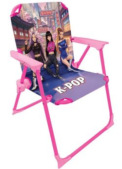SILLA METALICA PLEGABLE GUERRERAS K-POP 38*27*50CM