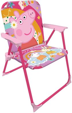 SILLA METALICA PLEGABLE PEPPA PIG