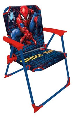 SILLA METALICA PLEGABLE SPIDERMAN MARVEL