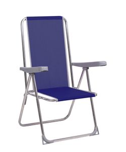 Sillon alum 5 pos textil marin