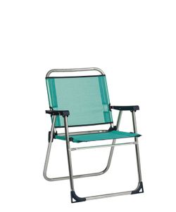 Sillon aluminio textileno turq