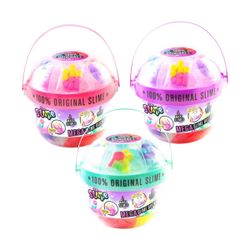 SLIME SUPER BUCKET WITH 6 DECORATIONS SDO