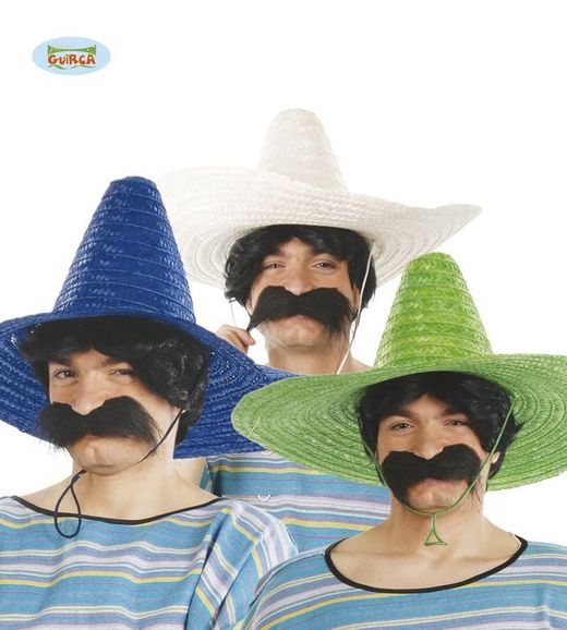 Sombrero mejicano 55 cm surtido