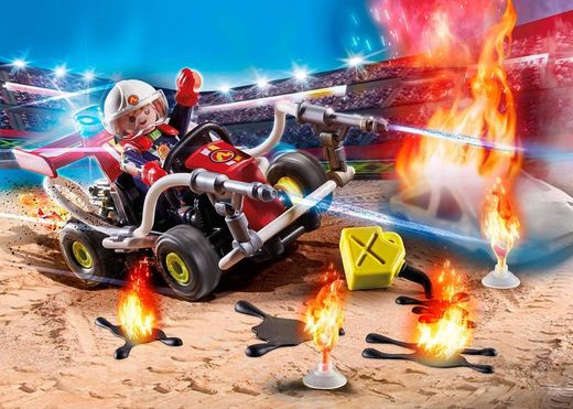 Playmobil Stuntshow Kart Bombero