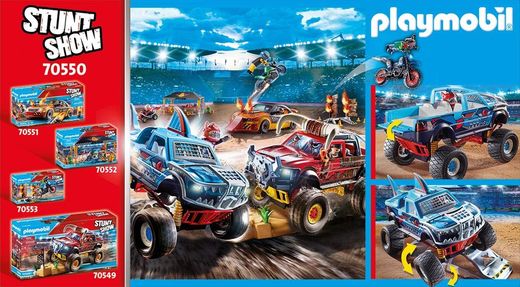 Stuntshow Monster Truck Shark Playmobil