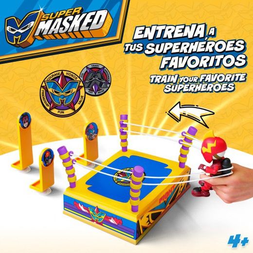 Super Masked Estadio Entrenamiento Con Figura