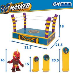 Super Masked Estadio Entrenamiento Con Figura