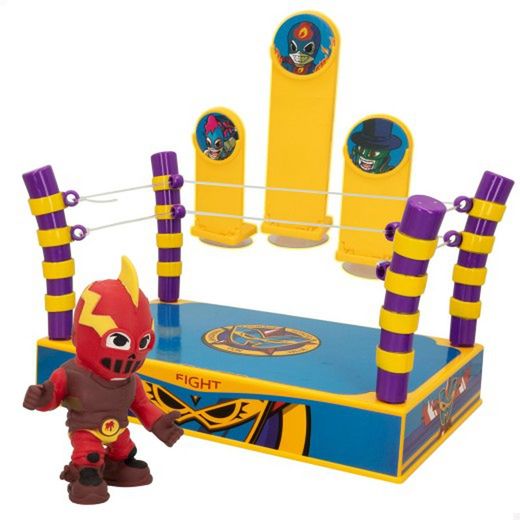 Super Masked Estadio Entrenamiento Con Figura