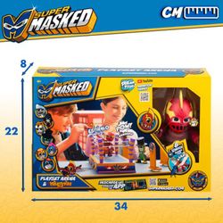 Super Masked Estadio Entrenamiento Con Figura