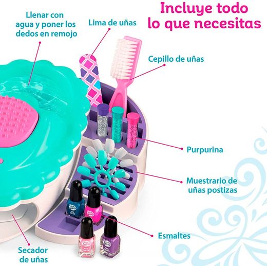 Super Spa De Uñas 5 En 1 Shimmer N Sparkle