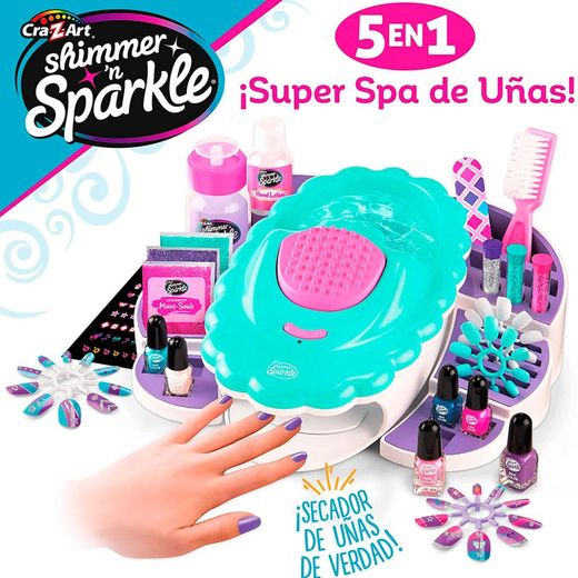 Super Spa De Uñas 5 En 1 Shimmer N Sparkle