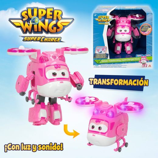 Super Wings - Figura Supercharge Luz & Sonido 3/S