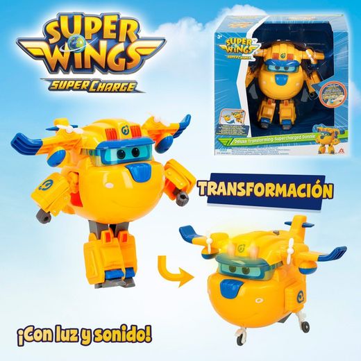 Super Wings - Figura Supercharge Luz & Sonido 3/S