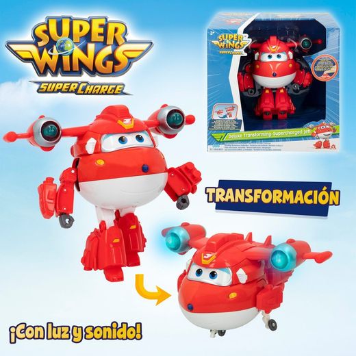 Super Wings - Figura Supercharge Luz & Sonido 3/S