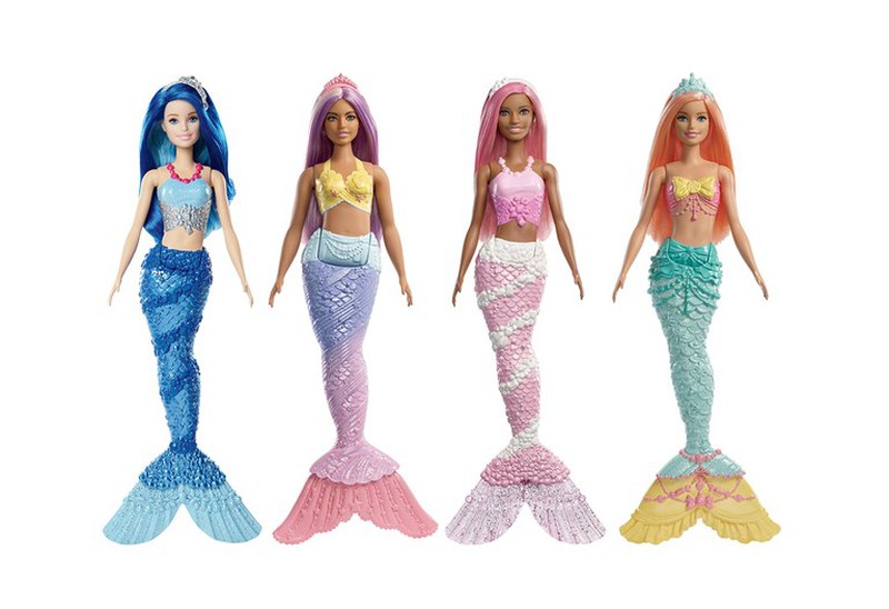 Barbie Dreamtopia Mermaid Doll with Blue Hair and Shimmering Tail - wide 4