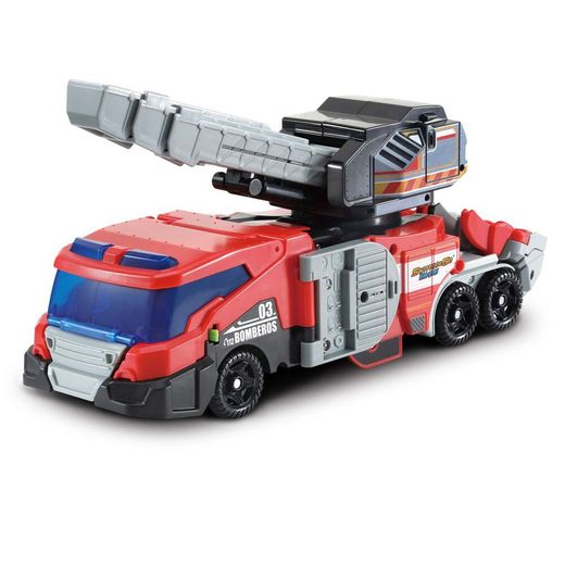 *SWITCH&GO DINOS 4 EN 1 MEGA T-REX S.O.S. 3 VEH