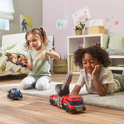 *SWITCH&GO DINOS 4 EN 1 MEGA T-REX S.O.S. 3 VEH