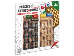 Tablero Parchis Ajedrez C/Acc. 40X40