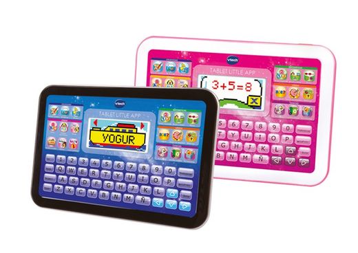 Tablet little app rosa color