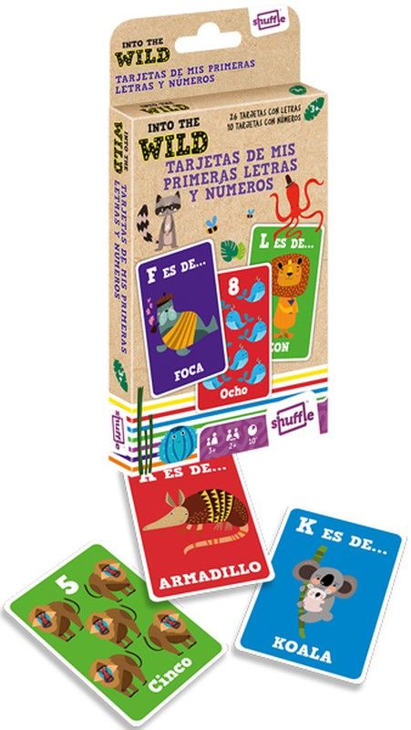 Cartes Lettres Chiffres dans la nature