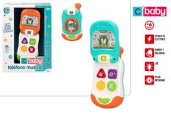 TELEFONO MOVIL C/LUZ Y SONIDO  6M