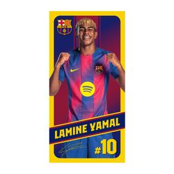 TOALLA PLAYA  MICRO FC BARCELONA 140*70CM YAMAL