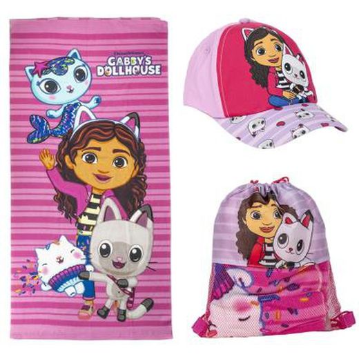 TOALLA SET SAQUITO GABBY'S DOLLHOUSE