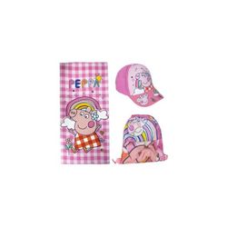 TOALLA SET SAQUITO PEPPA PIG