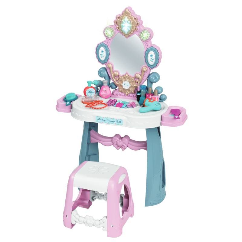 TOCADOR LUZ Y SONIDO 33 CMS C/TABURETE