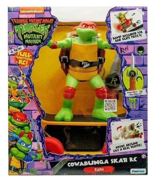 TMNT- COWABUNGA SKATER RC 32 CM