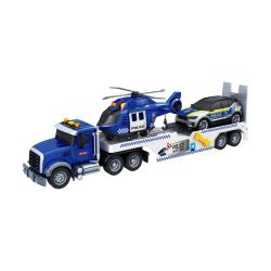 TRAILER POLICIA C/VEHICULOS 1:14