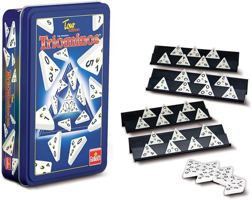 JUEGO TRIOMINOS CAJA METALICA