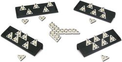 JUEGO TRIOMINOS CAJA METALICA