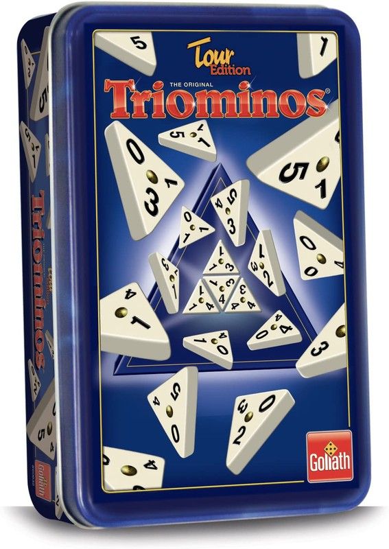 JUEGO TRIOMINOS CAJA METALICA