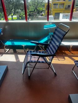 Solstol i aluminium pos.ray