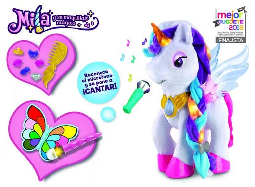 Unicornio Mila y maquillaje
