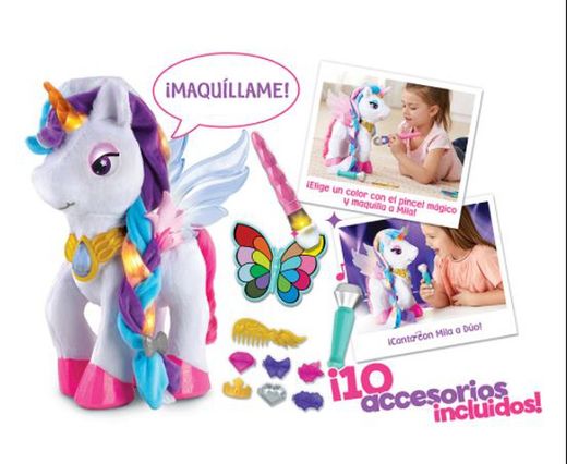 Unicornio Mila y maquillaje