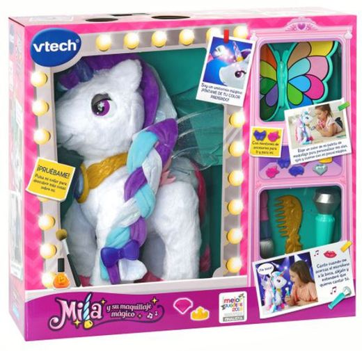 Mila und Make-up-Einhorn