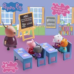 Nous allons à l'école avec du cochon de peppa