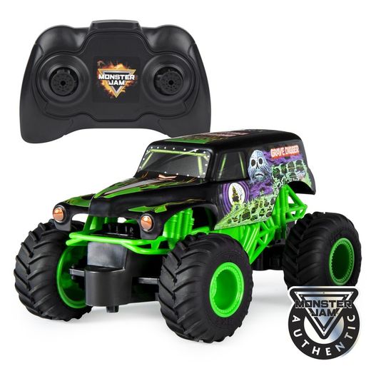 Vehiculo Grave Digger Rc 1:24 Monster Jam