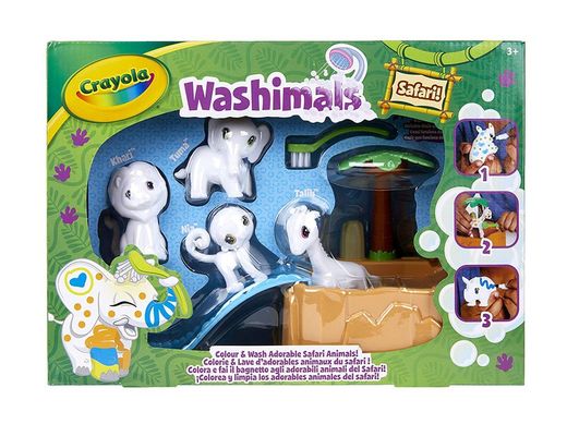 Washimals Safari avec 4 figurines